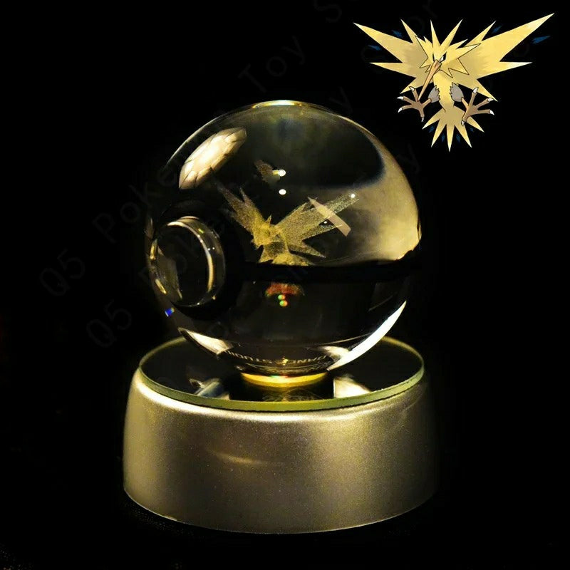 Boule de Cristal Pokémon 3D au choix