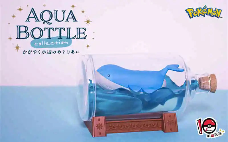 Re-Ment Pokémon Wailord sur socle – Figurine Aqua Bottle Collection