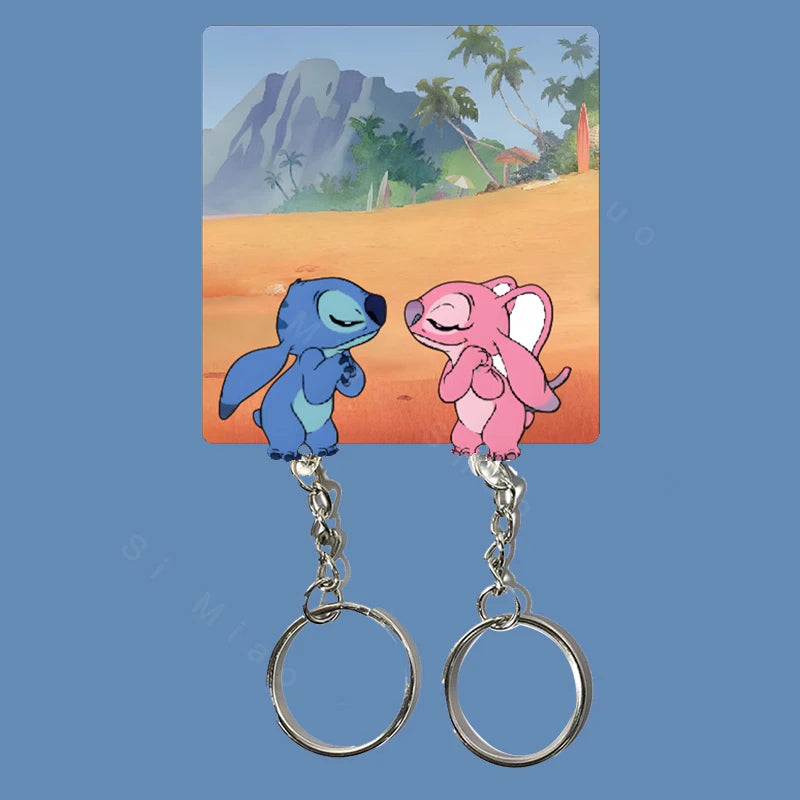 Porte-clés Stitch & Angel – Couple Disney