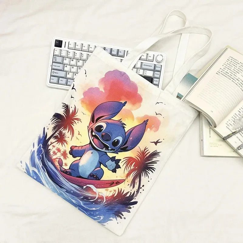 Tote Bag Stitch - Sac en Toile Kawaii - Accessoire indispensable