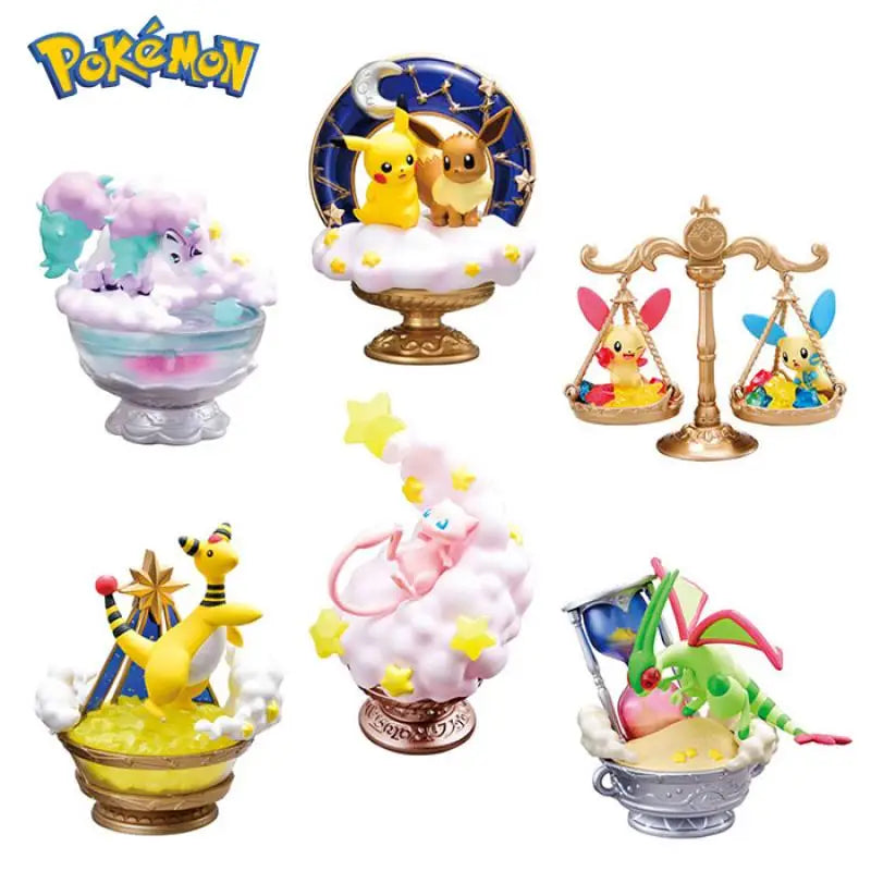 Figurines Pokémon Re-Ment STARRIUM Série 2 – Collection Céleste Boîte Mystère