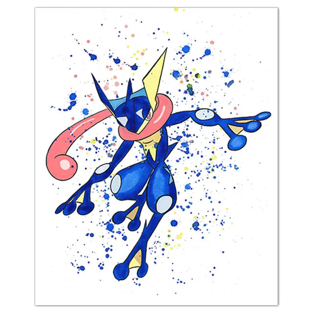 Poster Pokémon Amphinobie – Affiche Murale Déco Chambre & Gaming