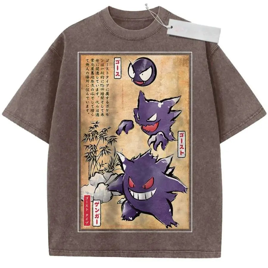 T-Shirt Pokémon Ectoplasma – Imprimé Graphique