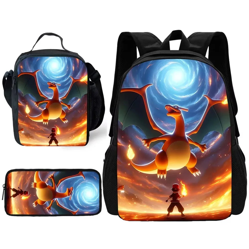 Set sac à dos Dracaufeu (Pokémon)