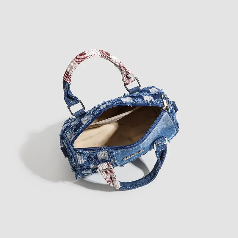 Sac Bandoulière Denim Stitch – Compact, Stylé & Pratique
