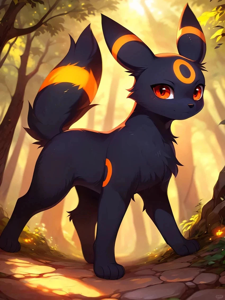 Kit de Peinture Diamant Pokémon Noctali - Évolitions