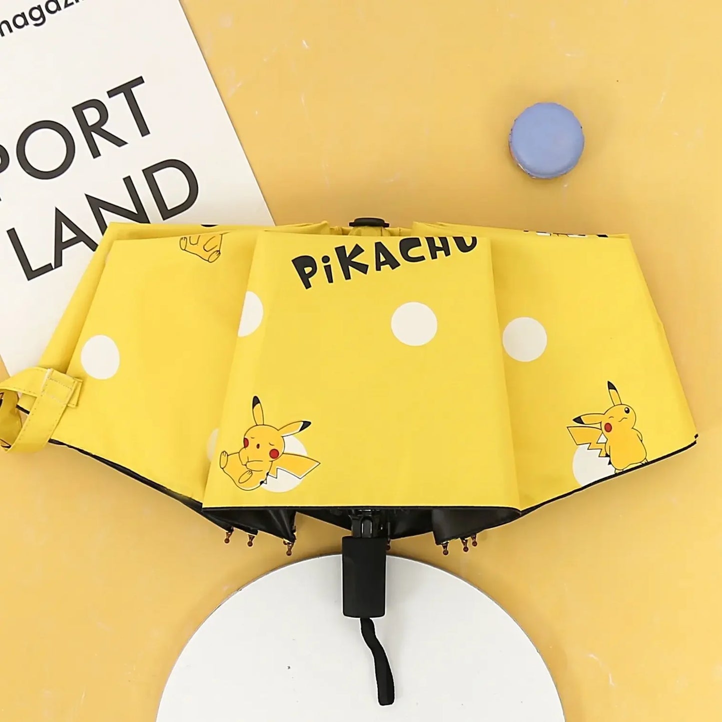 Parapluie Pikachu manuel – Compact et léger