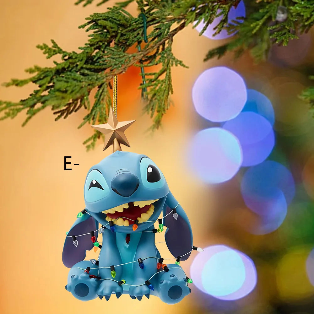 Pendentif de Noël Disney Stitch – Décoration en acrylique 2D