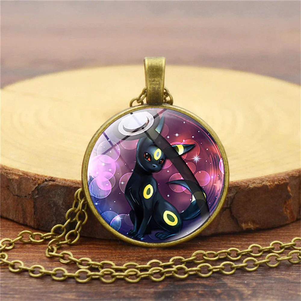 Collier Pokémon avec pendentif en verre – ✨ stock TRÈS limité
