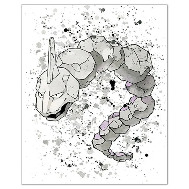 Poster Pokémon Onyx – Affiche Murale Déco Chambre & Gaming