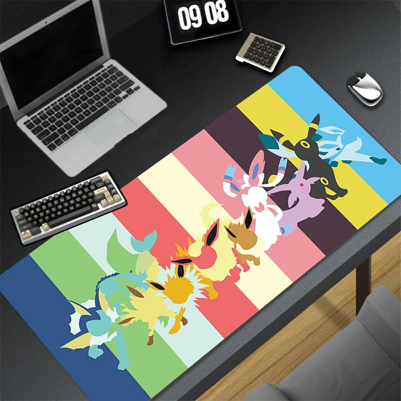 Tapis de souris XXL Pokémon Évolitions – Evoli & ses évolutions en version gaming ! ⚡🔥❄️🌿