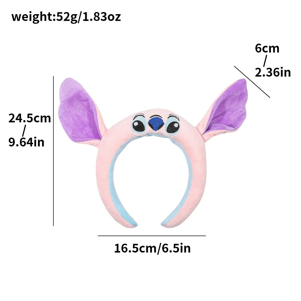 Serre-tête Stitch ou Angel – Oreilles peluche Disney Ohana