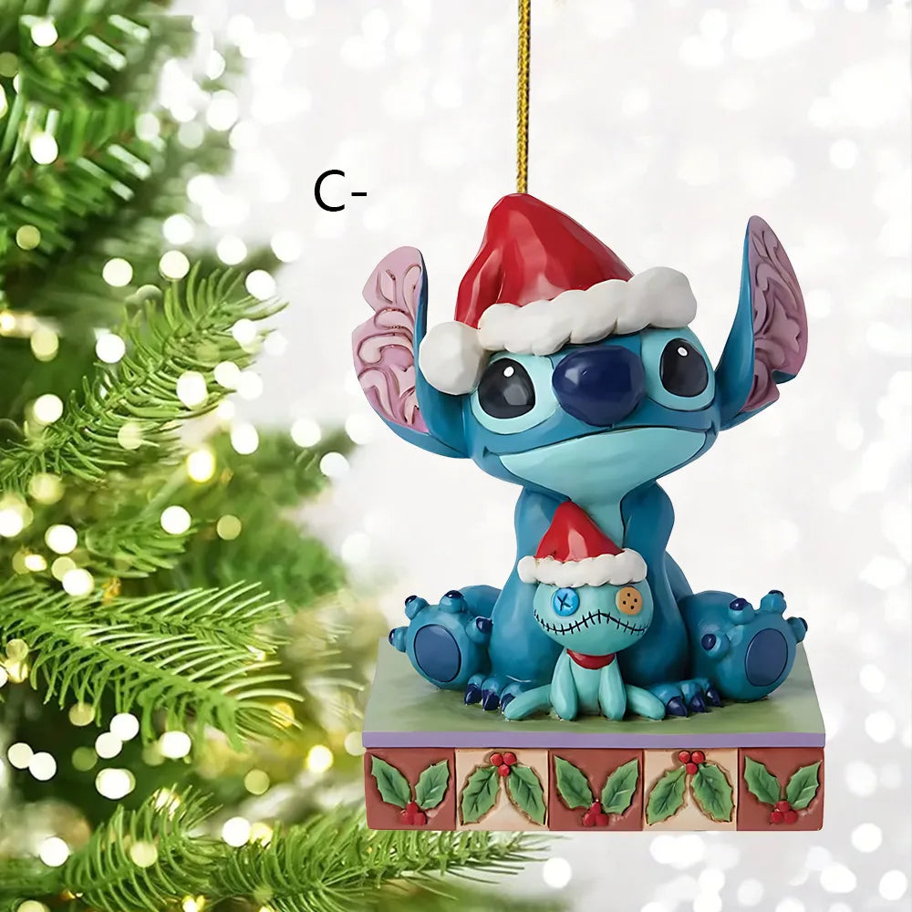 Pendentif de Noël Disney Stitch – Décoration en acrylique 2D