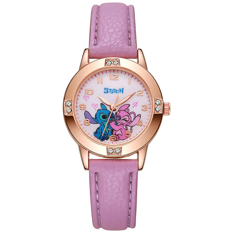 Montre Enfant Disney Stitch & Angel – Élégance et Magie au Poignet !