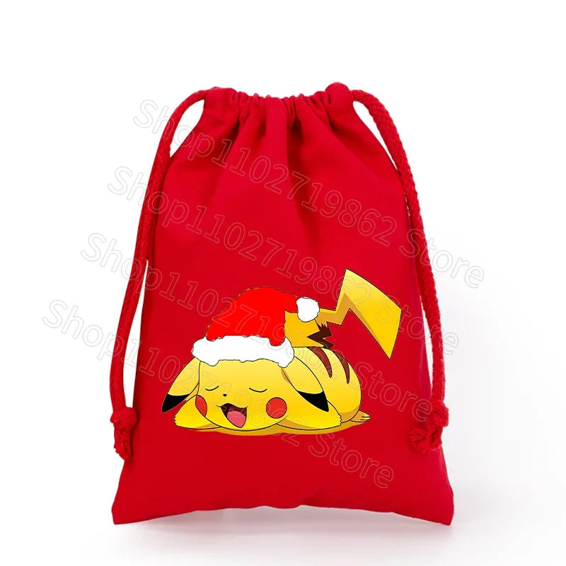 Sacs à cordon de Noël Pokémon