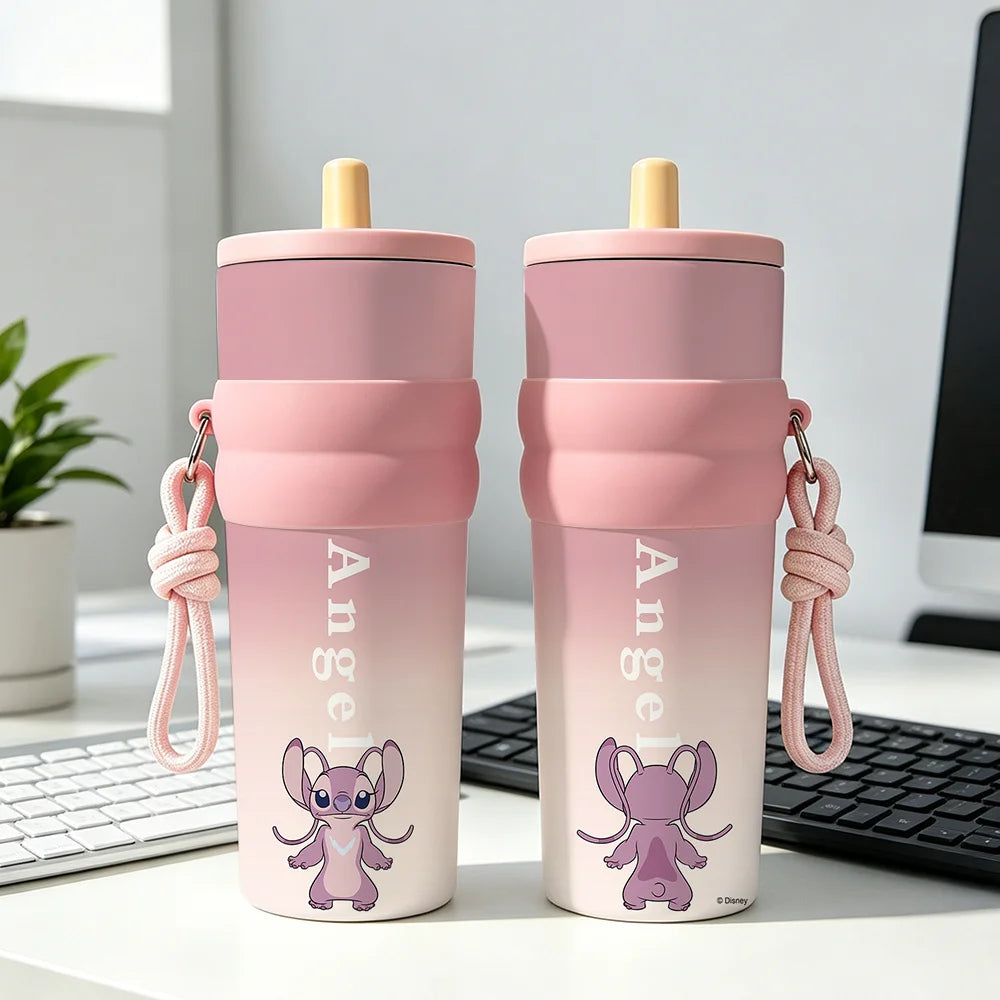 Gourde Isotherme Angel Disney - Bouteille Thermos en Acier Inoxydable