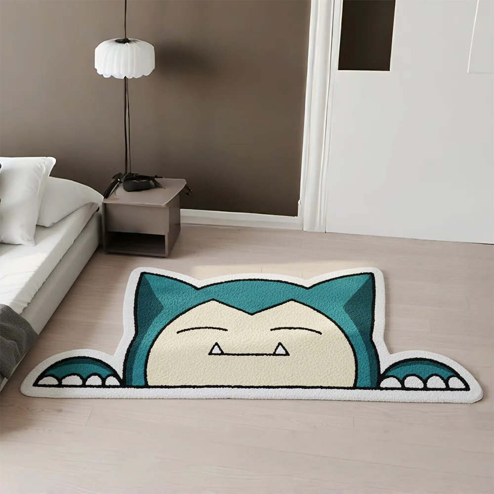 Tapis Pokémon Ronflex – Tapis de sol décoratif pour fans de Pokémon