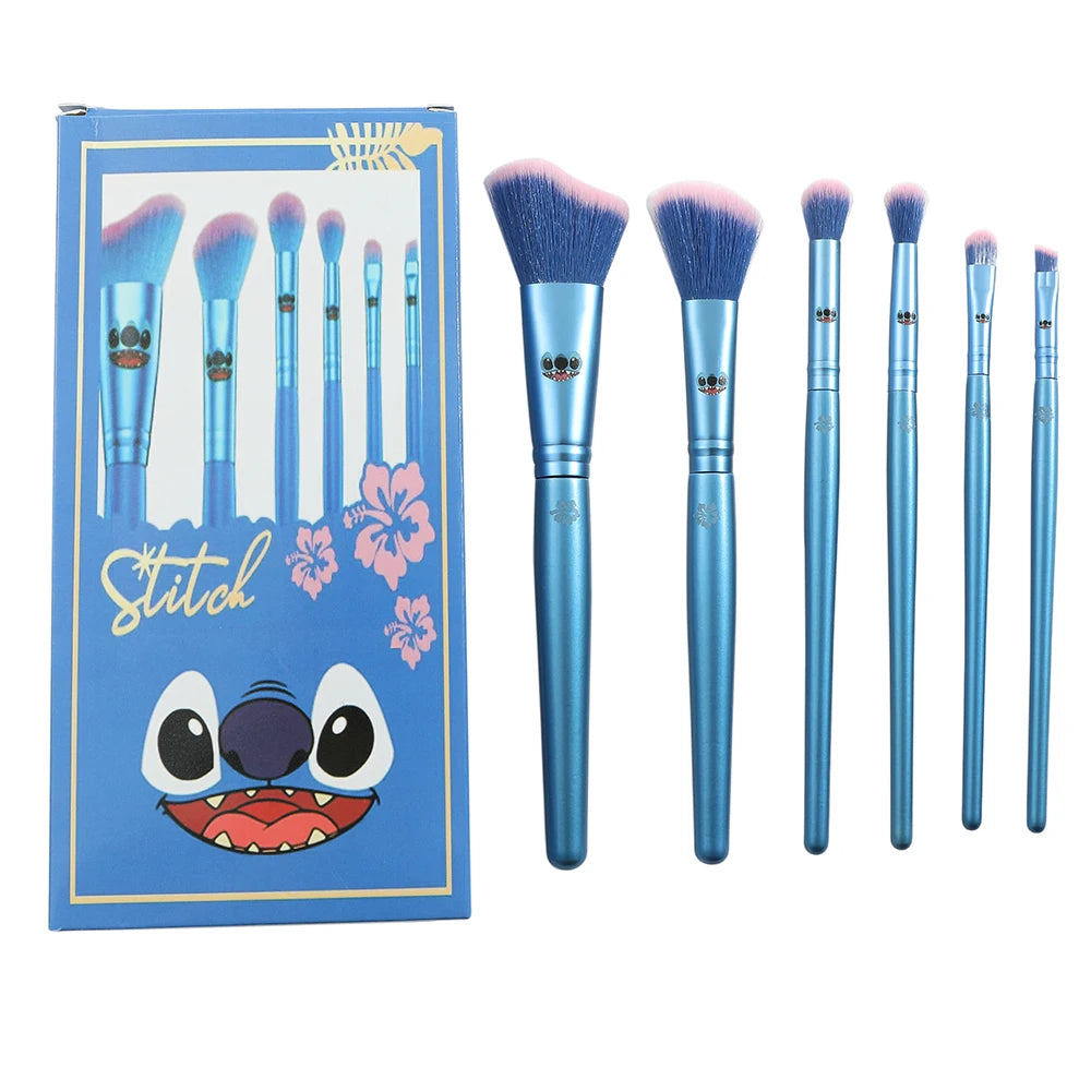 Set de pinceaux maquillage Stitch - 6 pièces | Lilo & Stitch