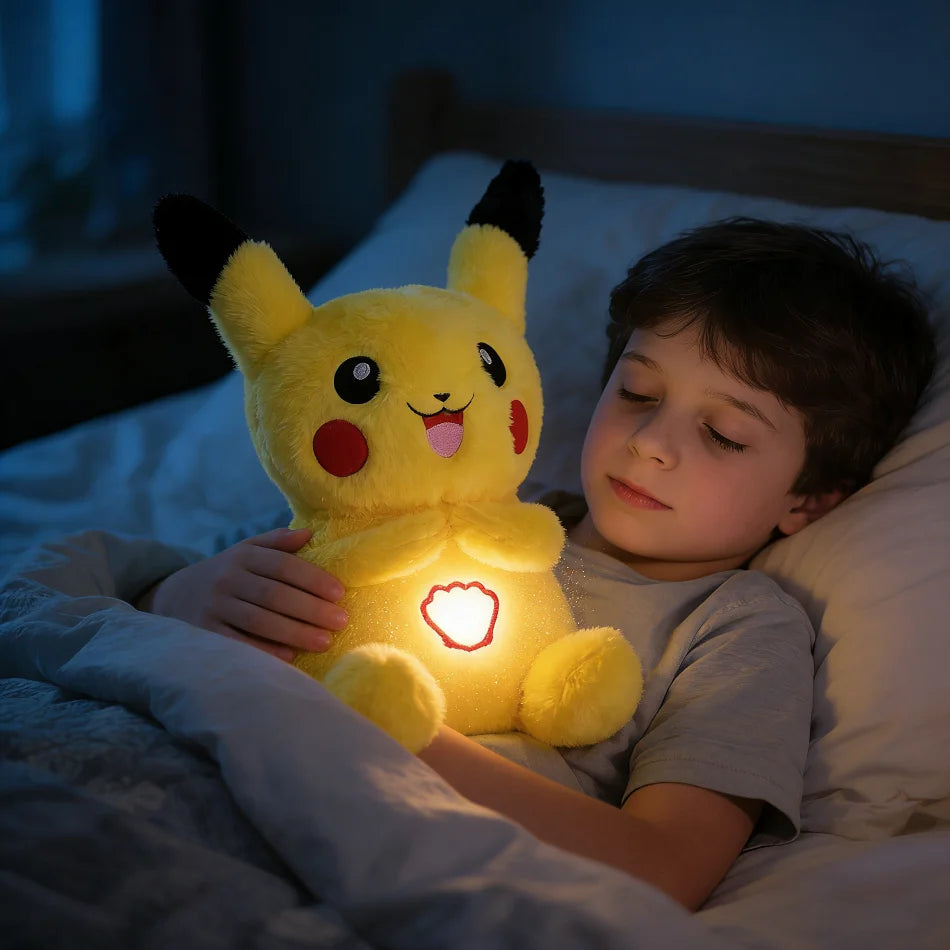 Peluche Pikachu Lumineuse – Compagnon Doux & Apaisant Pokémon