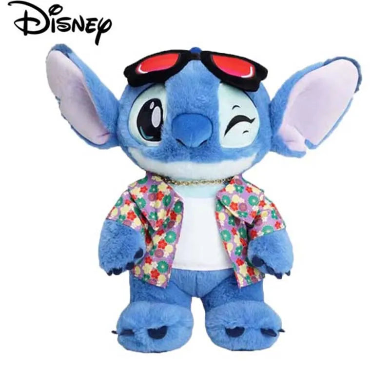 Peluche Stitch Vacances 30cm â Peluche Disney Kawaii avec Lunettes