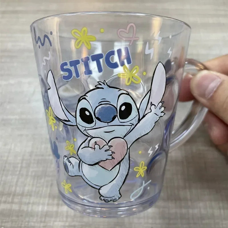 Tasse Kawaii Transparente – Motif Stitch – 260 ml