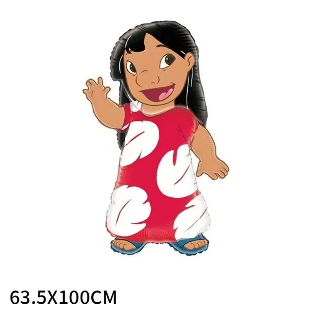 Ballon Hélium Géant Lilo – Robe Hawaïenne Disney