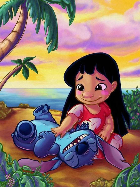 Peinture Diamant Lilo et Stitch