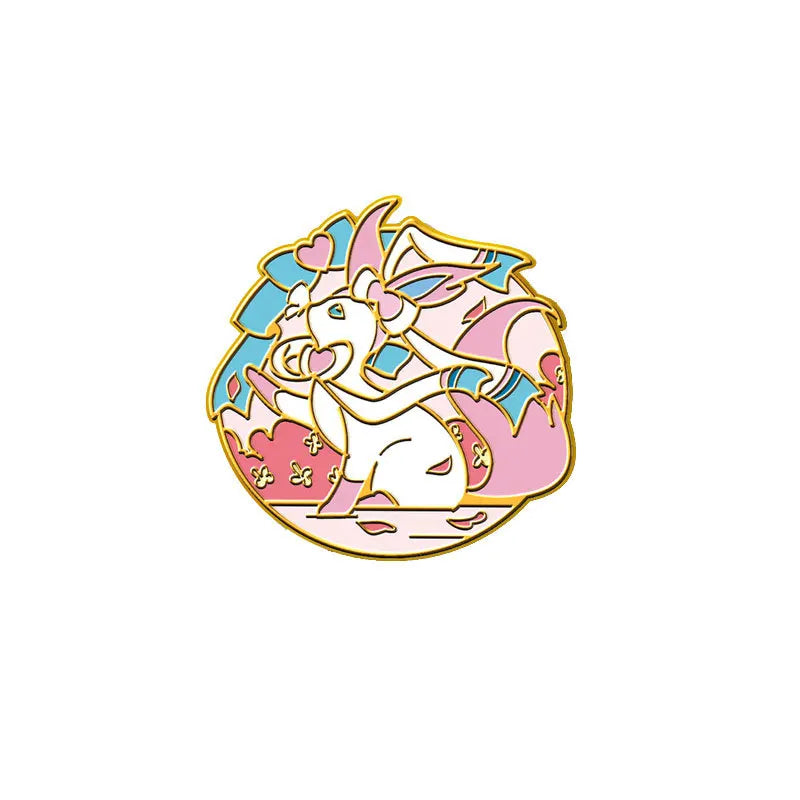 Broches Pokémon Évolutions d'Évoli – Émail et Métal