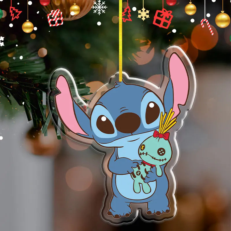 Pendentif de Noël Disney Stitch – Décoration en acrylique 2D