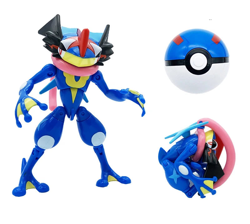 Pokéball Transformable Amphinobi – Figurine Pokémon