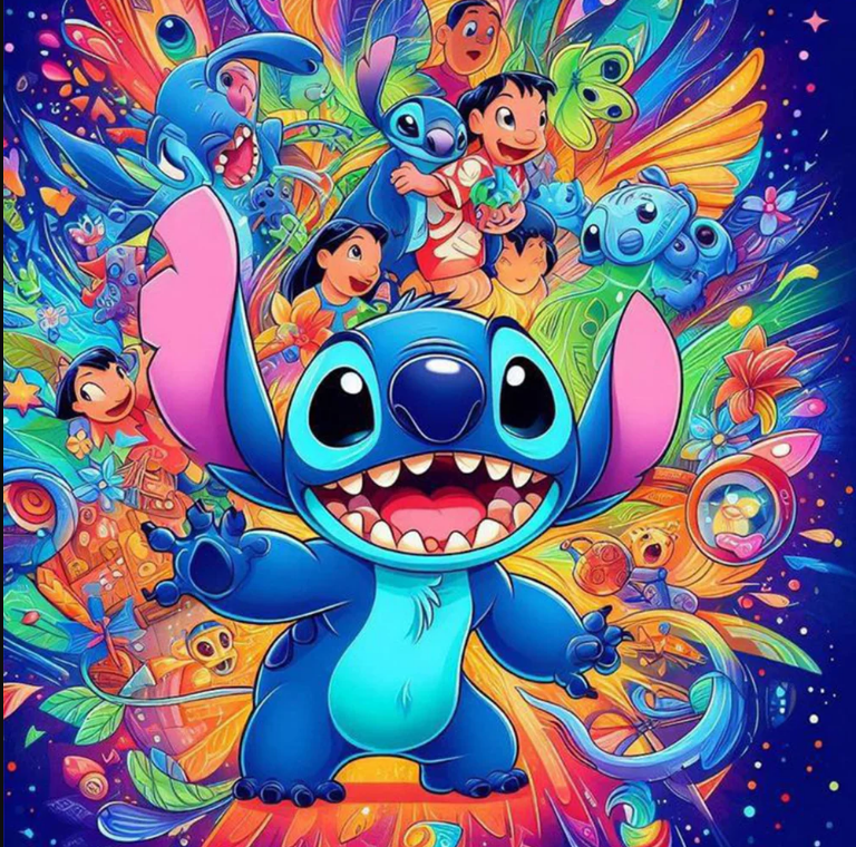 Stitch en Peinture Diamant – Une touche de magie à assembler toi-même !