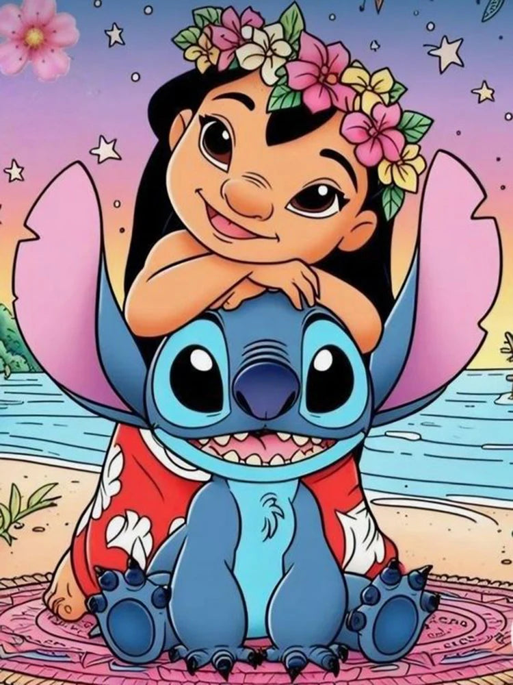 Tableau Diamanté Lilo et Stitch – Univers Disney