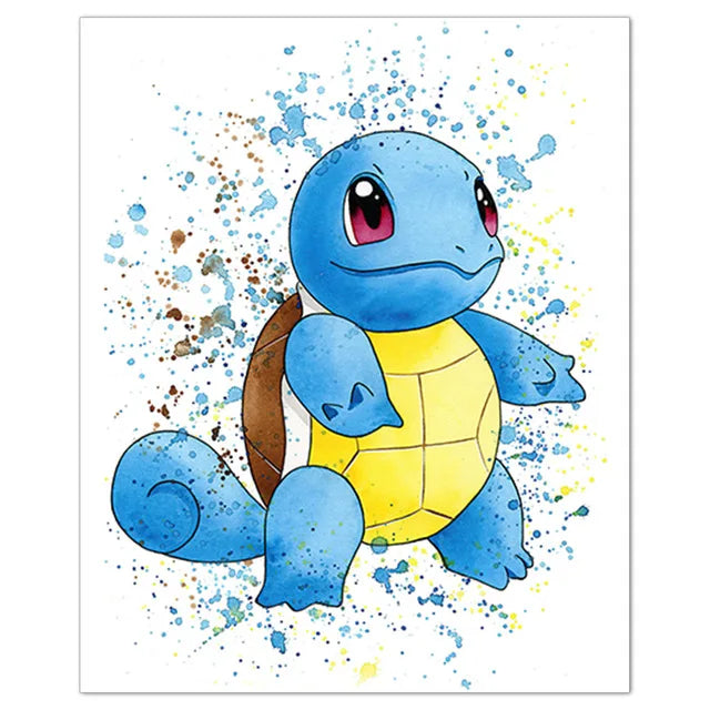 Poster Pokémon Carapuce – Affiche Murale Déco Chambre & Gaming
