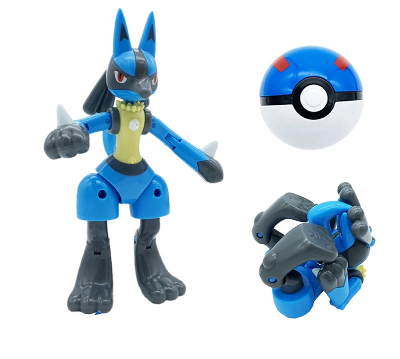Pokéball Transformable Lucario – Figurine Pokémon