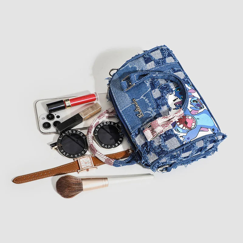 Sac Bandoulière Denim Stitch – Compact, Stylé & Pratique