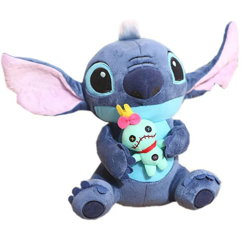 Peluche Stitch tenant Poupée Scrump 25cm