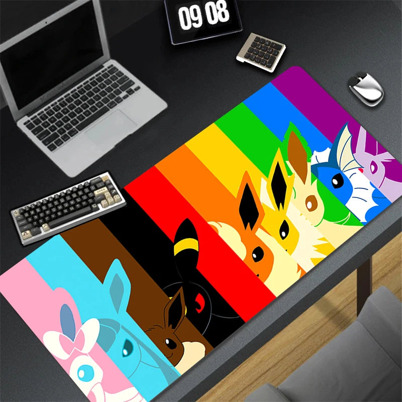 Tapis de souris XXL Pokémon Évolitions – Evoli & ses évolutions en version gaming ! ⚡🔥❄️🌿