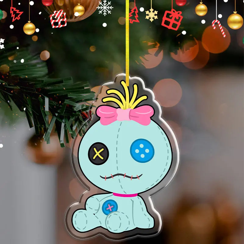 Pendentif de Noël Disney Stitch – Décoration en acrylique 2D