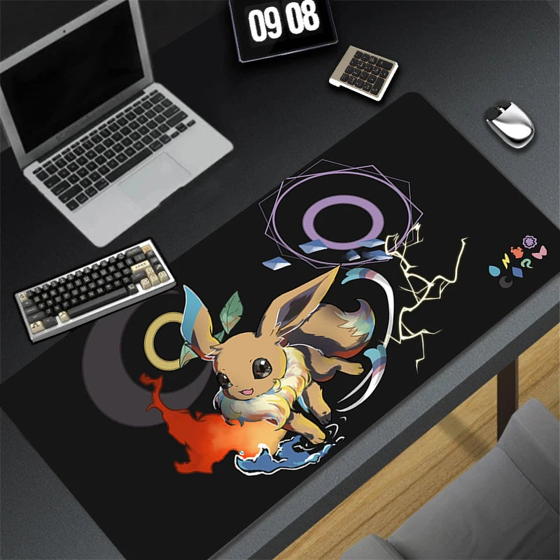 Tapis de souris XXL Pokémon Évolitions – Evoli & ses évolutions en version gaming ! ⚡🔥❄️🌿