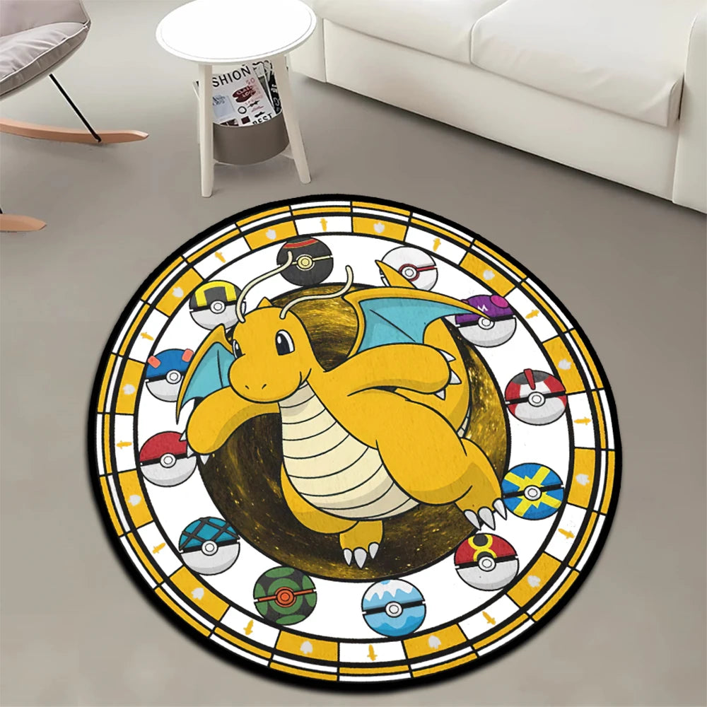 Tapis de sol Pokémon differentes formes Ronflex, Rondoudou, Tortank, ...
