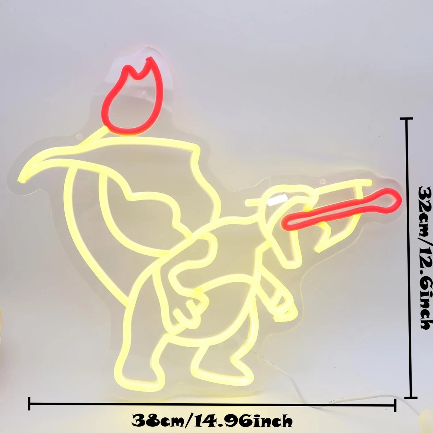 Néon LED Pokémon - Dracaufeu (Nouveau modèle)