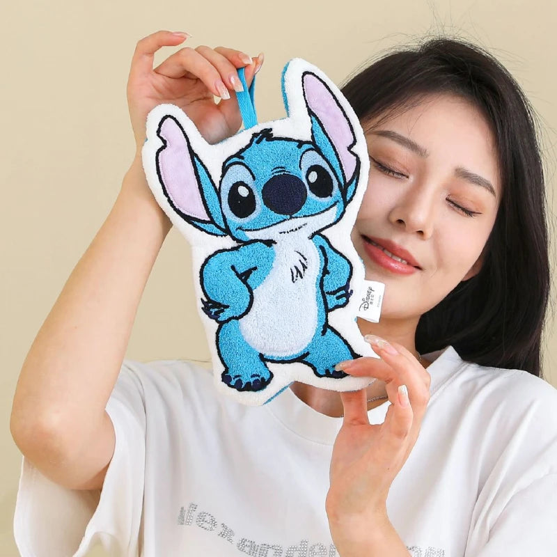 Serviette Éponge Suspendue – Stitch ou Angel