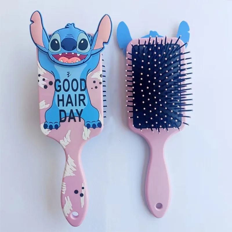 Brosse à cheveux Lilo & Stitch – Peigne coussin d’air avec massage doux