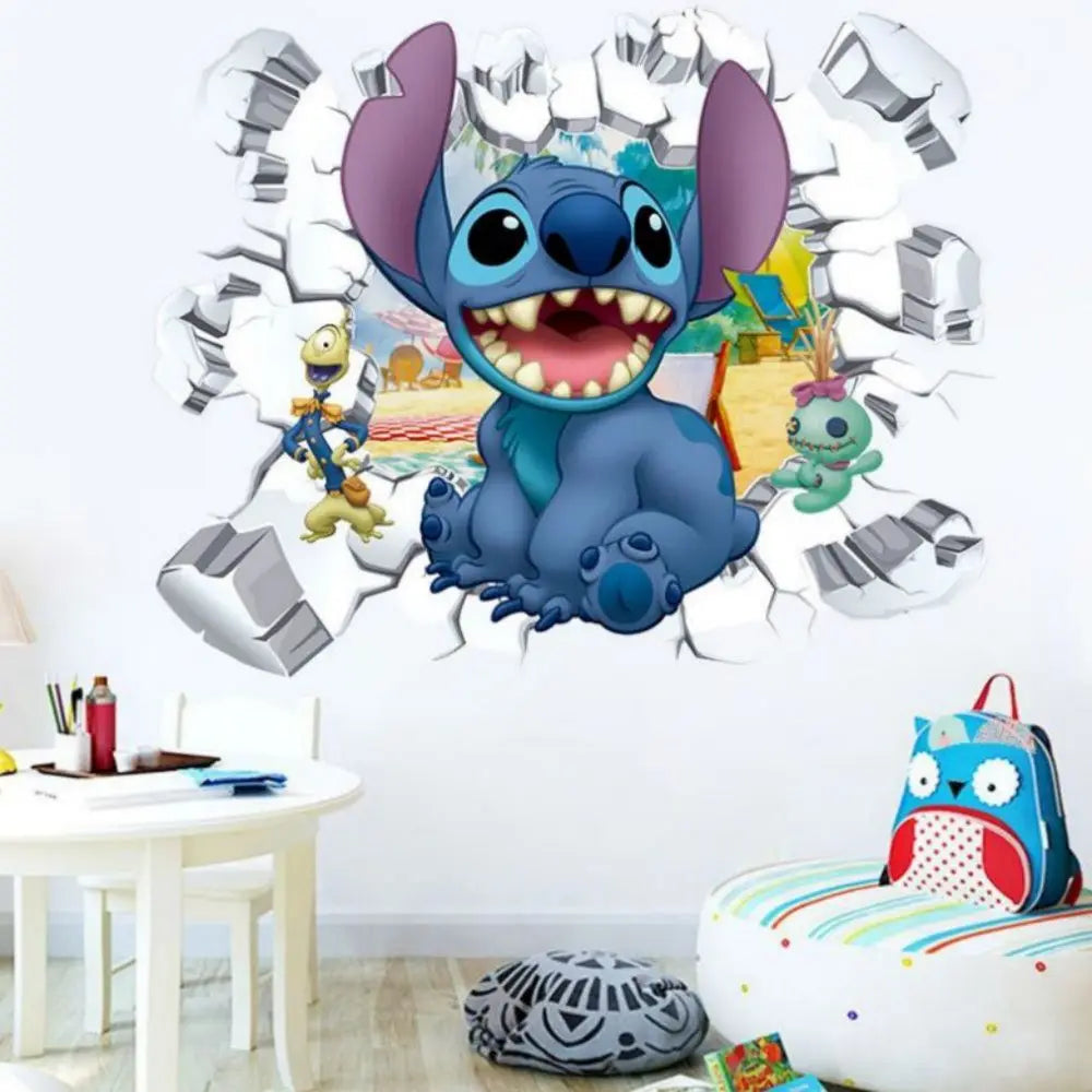 Sticker mural Stitch