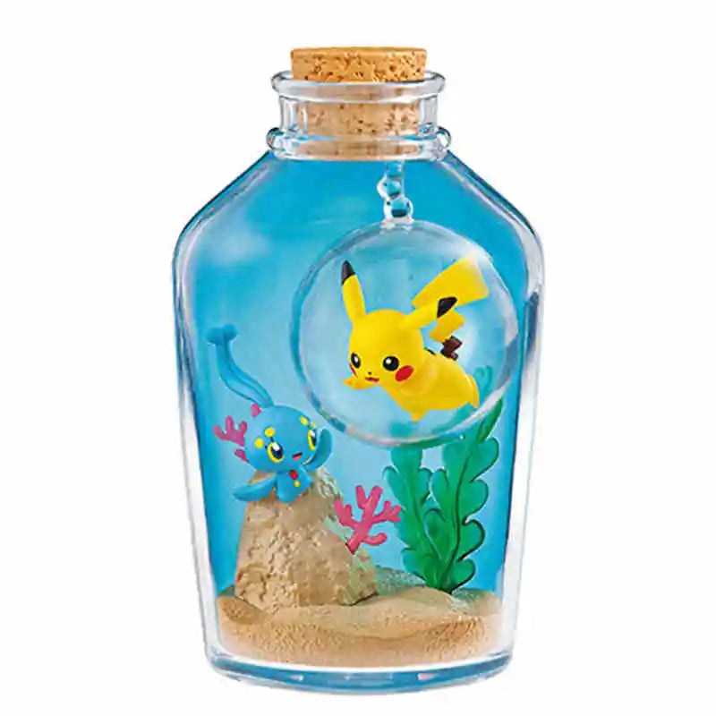 Re-Ment Pokémon Pikachu et Manaphy – Figurine Aqua Bottle Collection