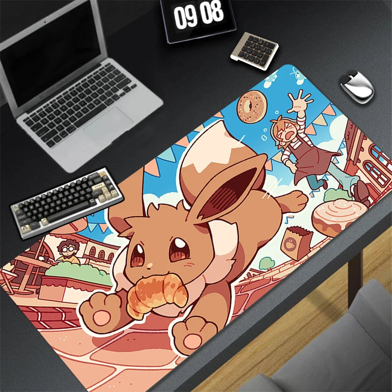 Tapis de souris XXL Pokémon Évolitions – Evoli & ses évolutions en version gaming ! ⚡🔥❄️🌿