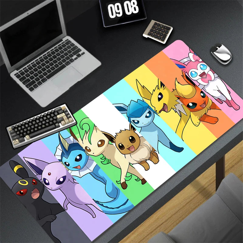 Tapis de souris XXL Pokémon Évolitions – Evoli & ses évolutions en version gaming ! ⚡🔥❄️🌿
