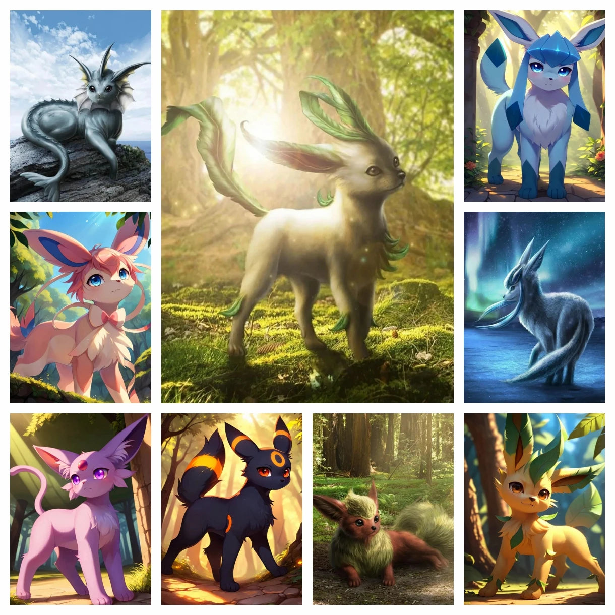 Kit de Peinture Diamant Pokémon Pyroli - Évolitions