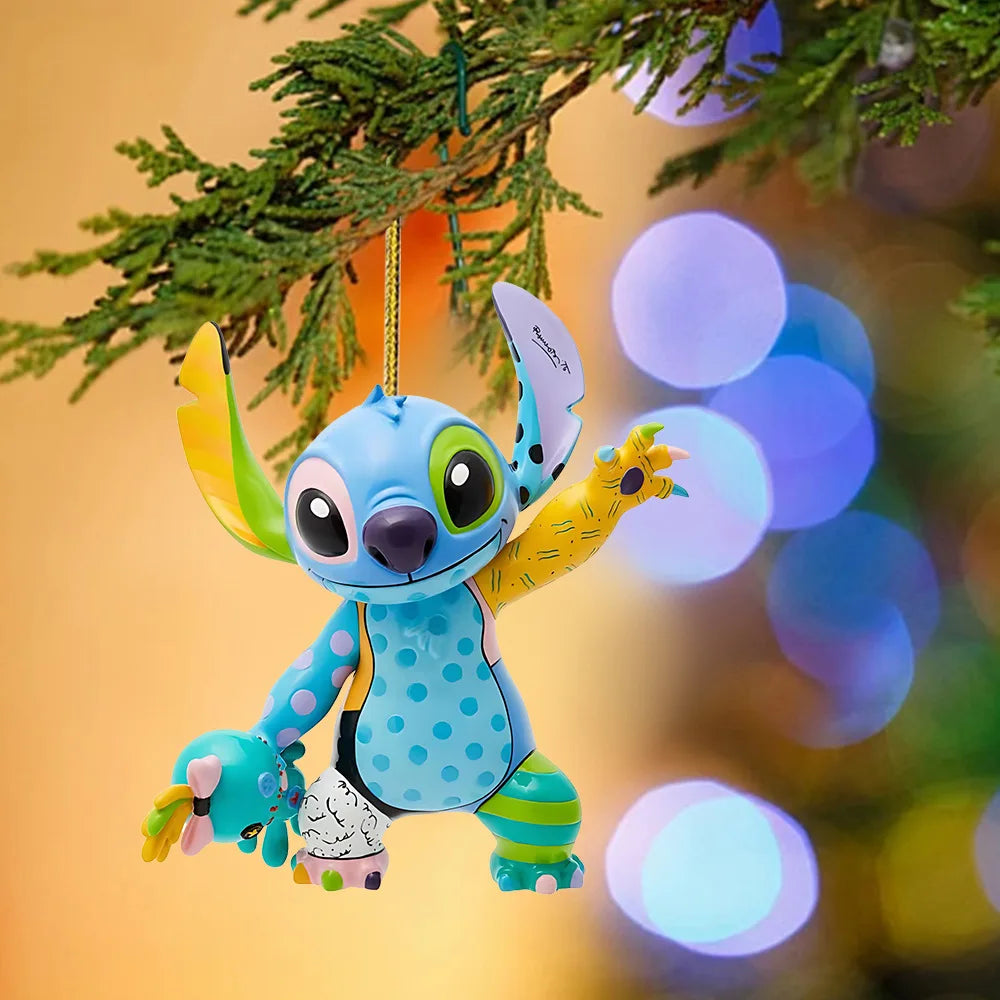 Pendentif de Noël Disney Stitch – Décoration en acrylique 2D