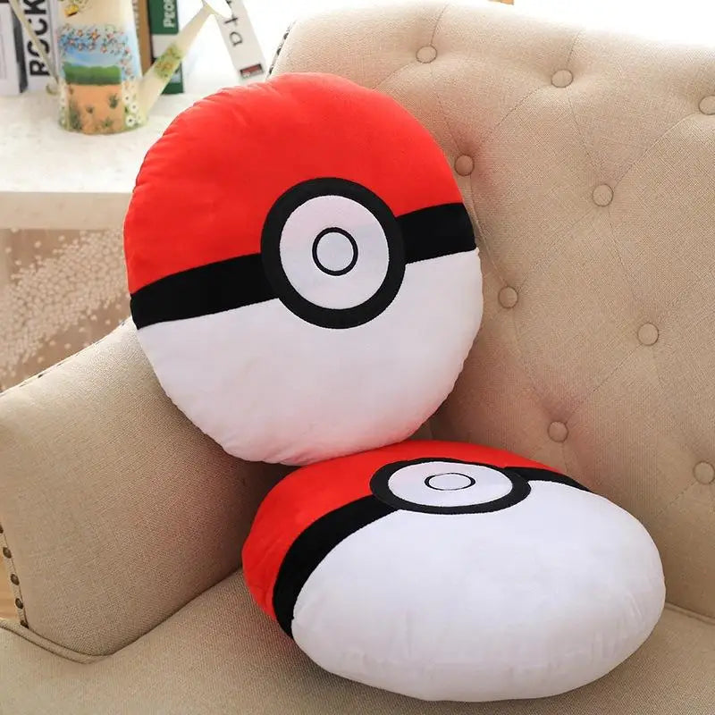 Coussin Pokémon Poké Ball – Coussin en Peluche Douce